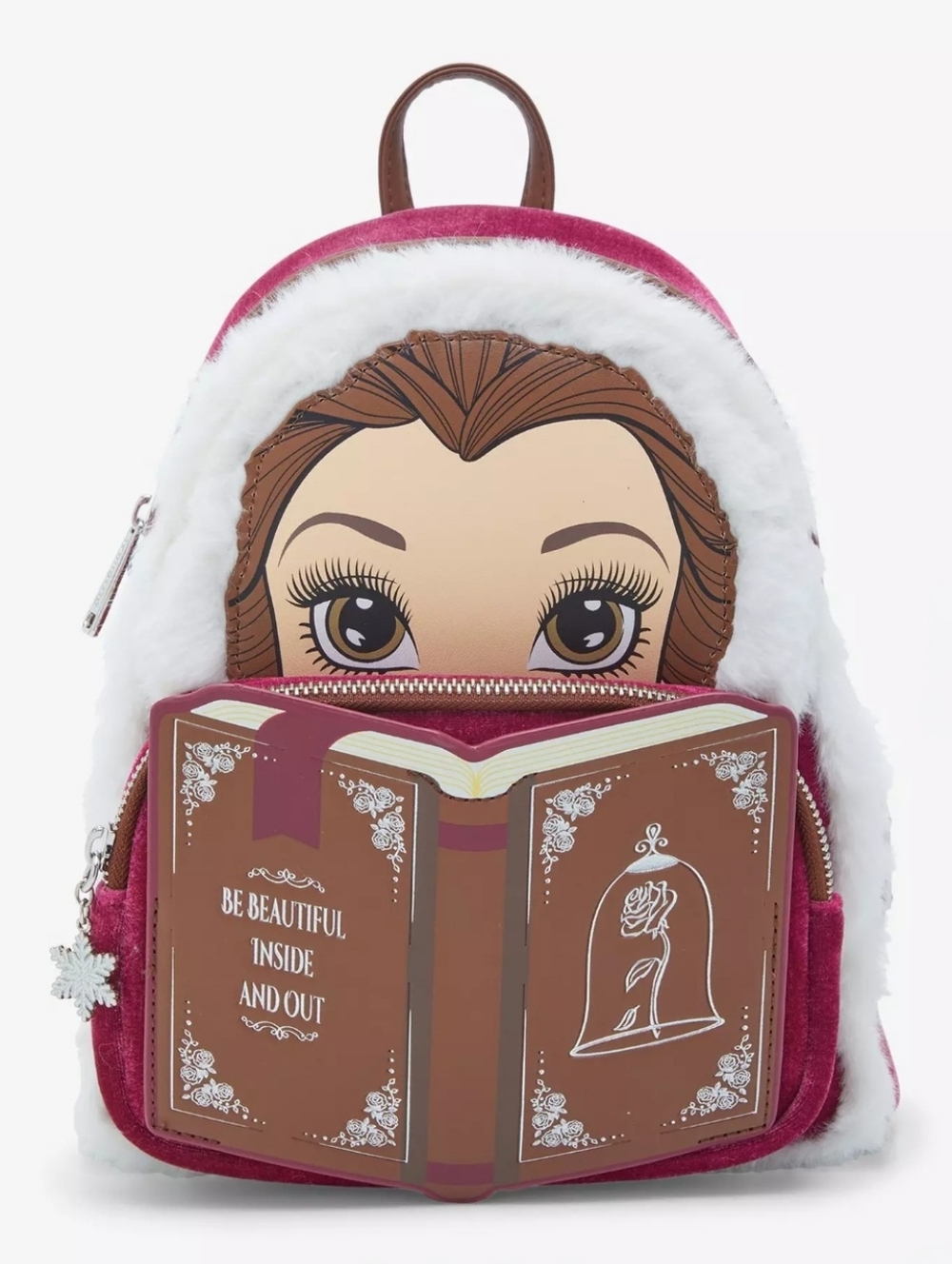 Loungefly Disney Winter Belle Cosplay Beauty and the Beast Backpack - Picture 10 of 10